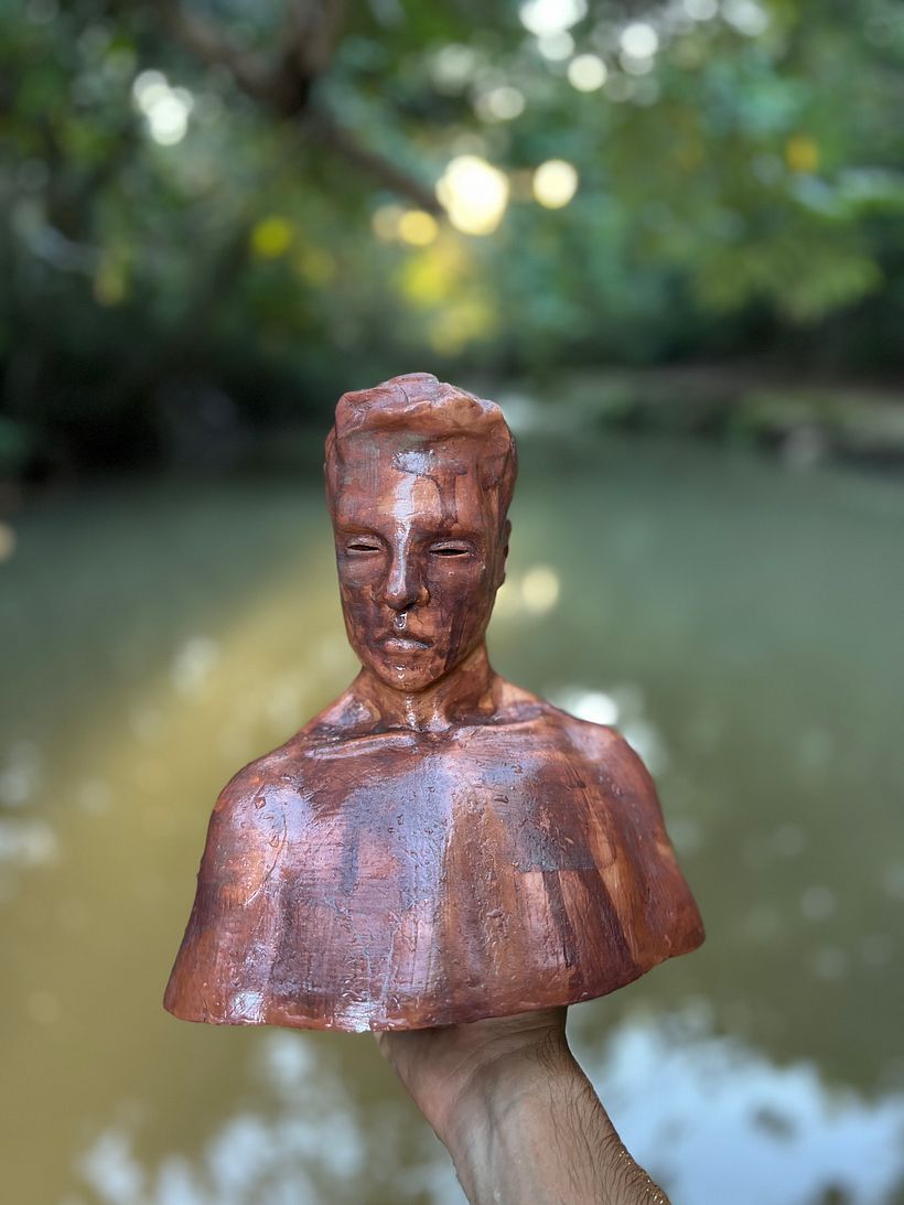 Meu projeto do curso: Introdução à escultura figurativa com argila 4