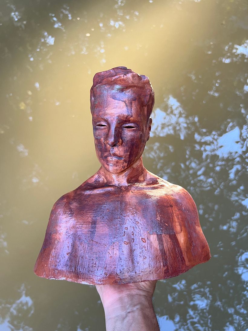 Meu projeto do curso: Introdução à escultura figurativa com argila 5