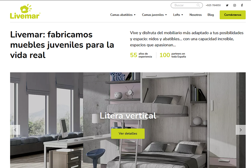 Accede a la página para ver la página web al completo