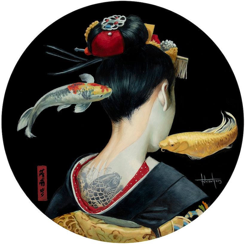 2023 Serie Geishas 3 Kois Fernando Vicente