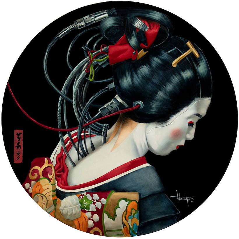 2023 Serie Geishas Ciborg Fernando Vicente