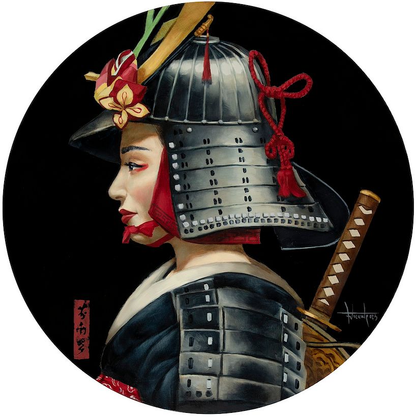 2023 Serie Geishas Katana Fernando Vicente