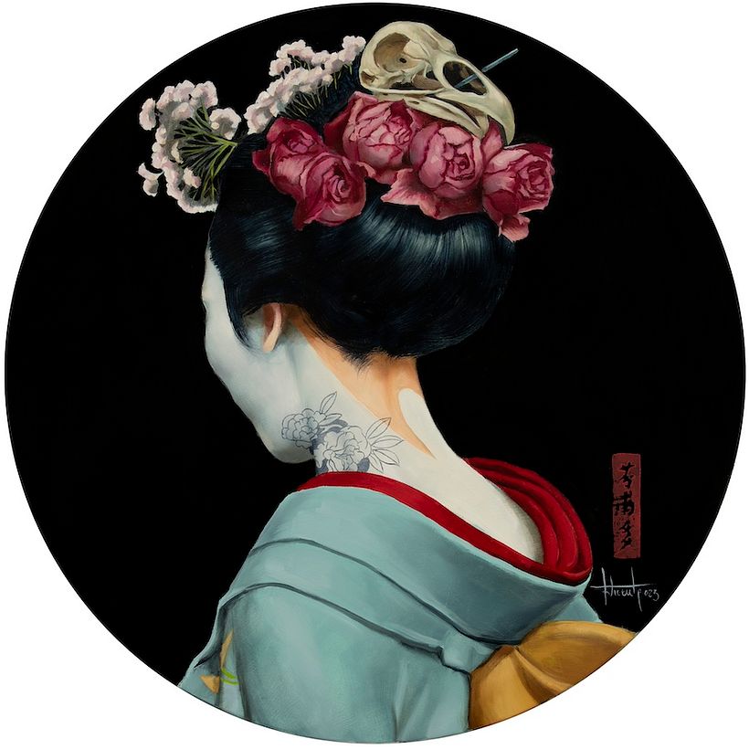 2023 Serie Geishas Washi Fernando Vicente
