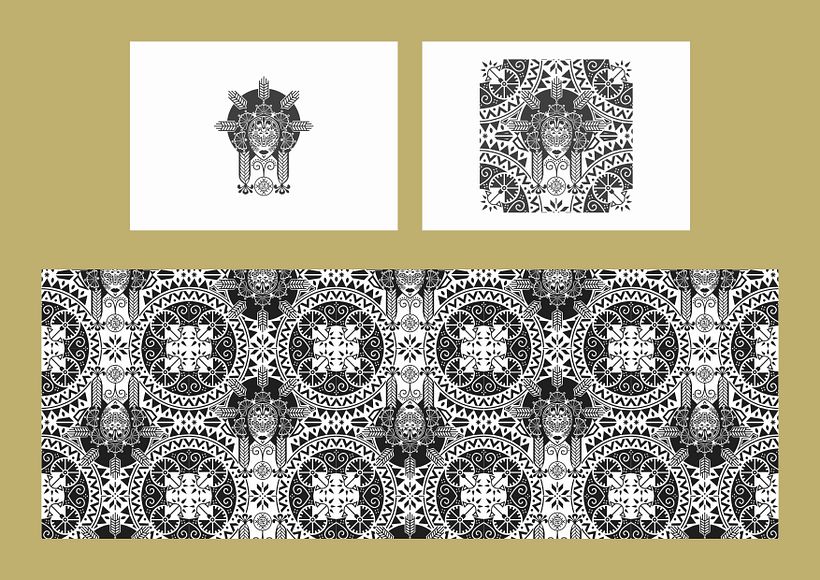 Achromatic pattern