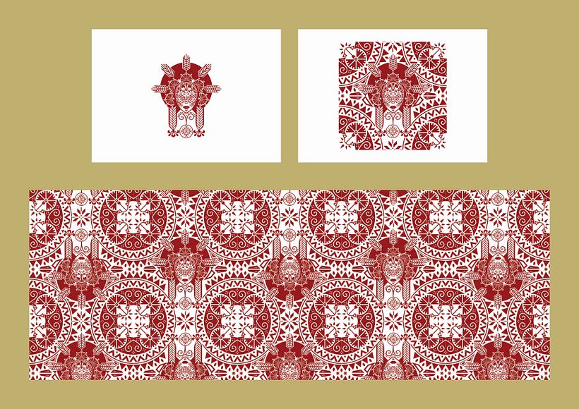 Red pattern