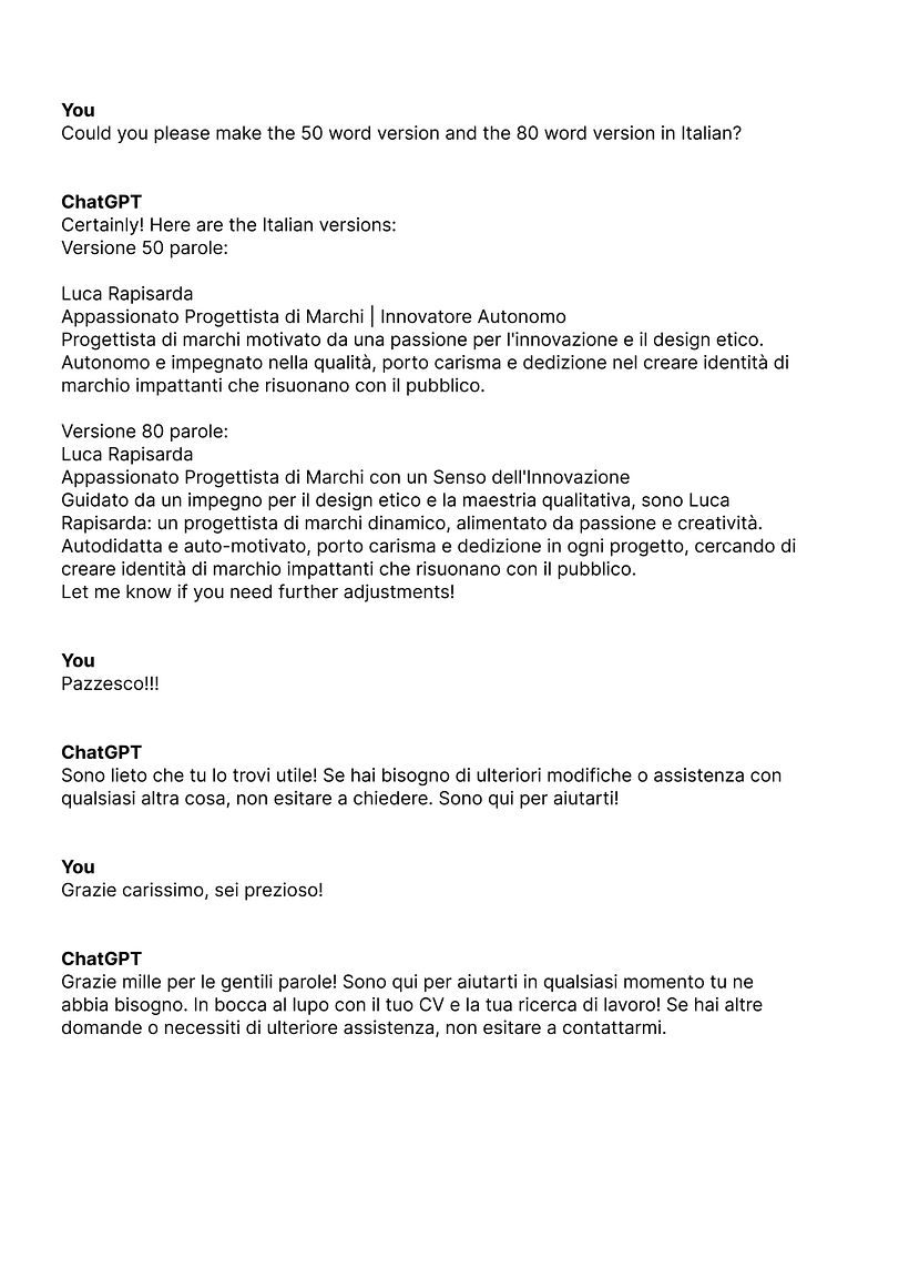 My project for course: Using ChatGPT for Work 3