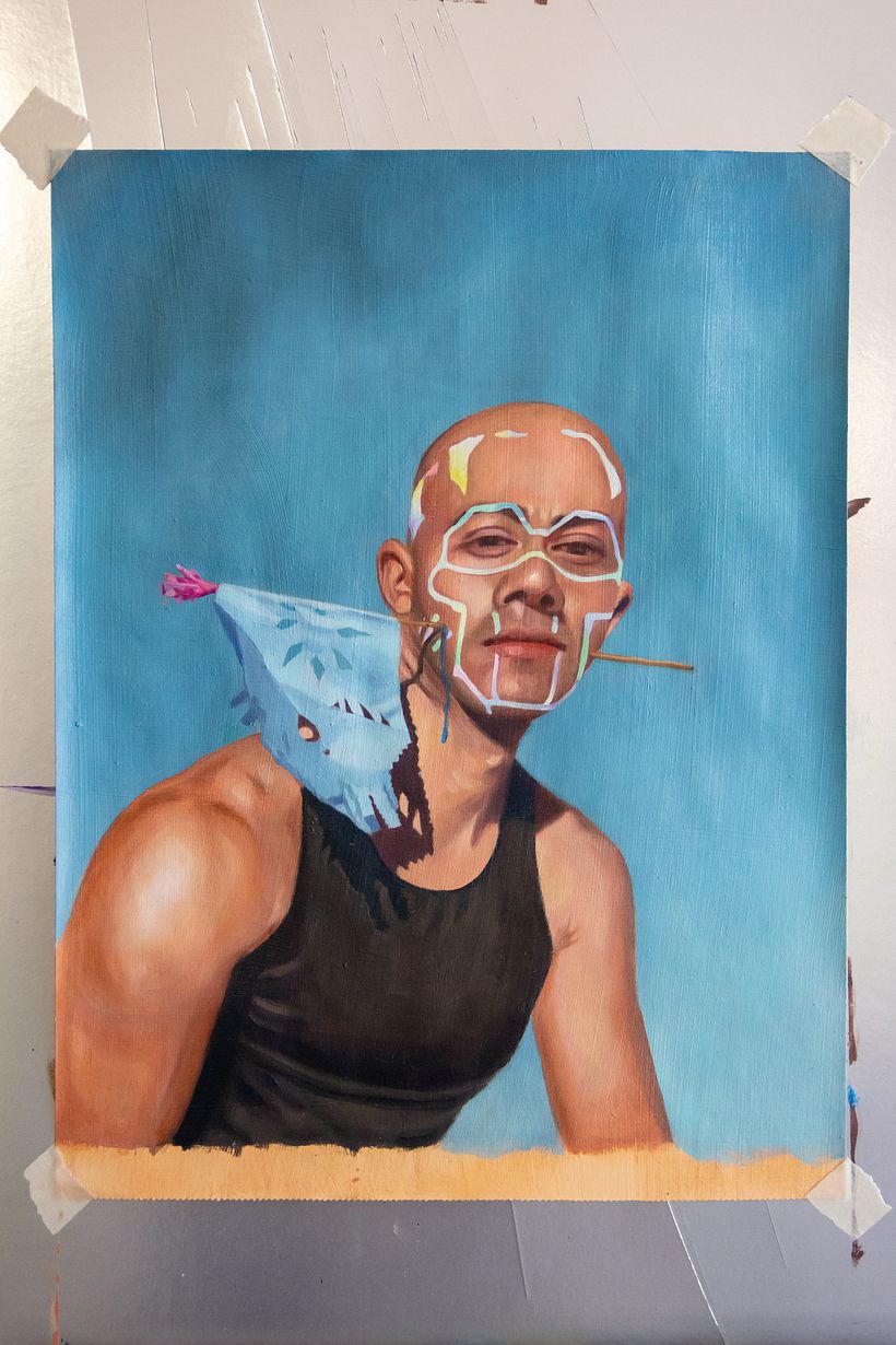 Mi proyecto del curso: Pintura figurativa realista con acrílico y óleo 17