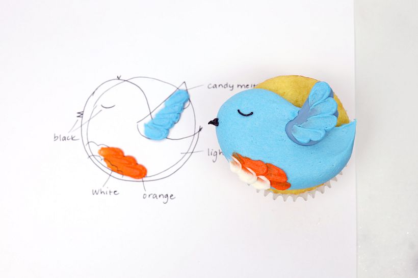 Bluebird Cupcakes 6