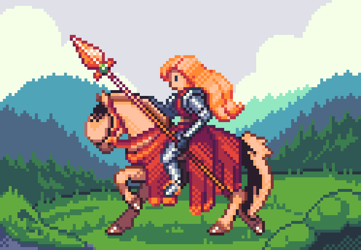 My project for course: Introduction to Character Design in Pixel Art 3