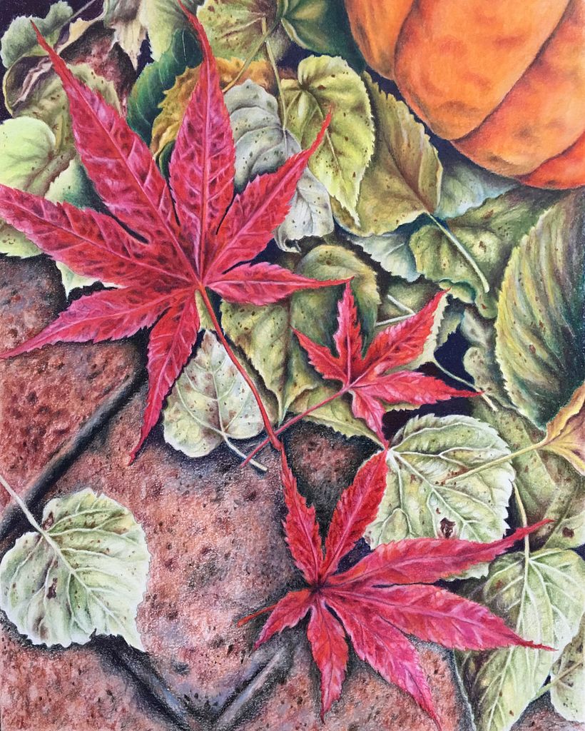 Colored pencil drawing 