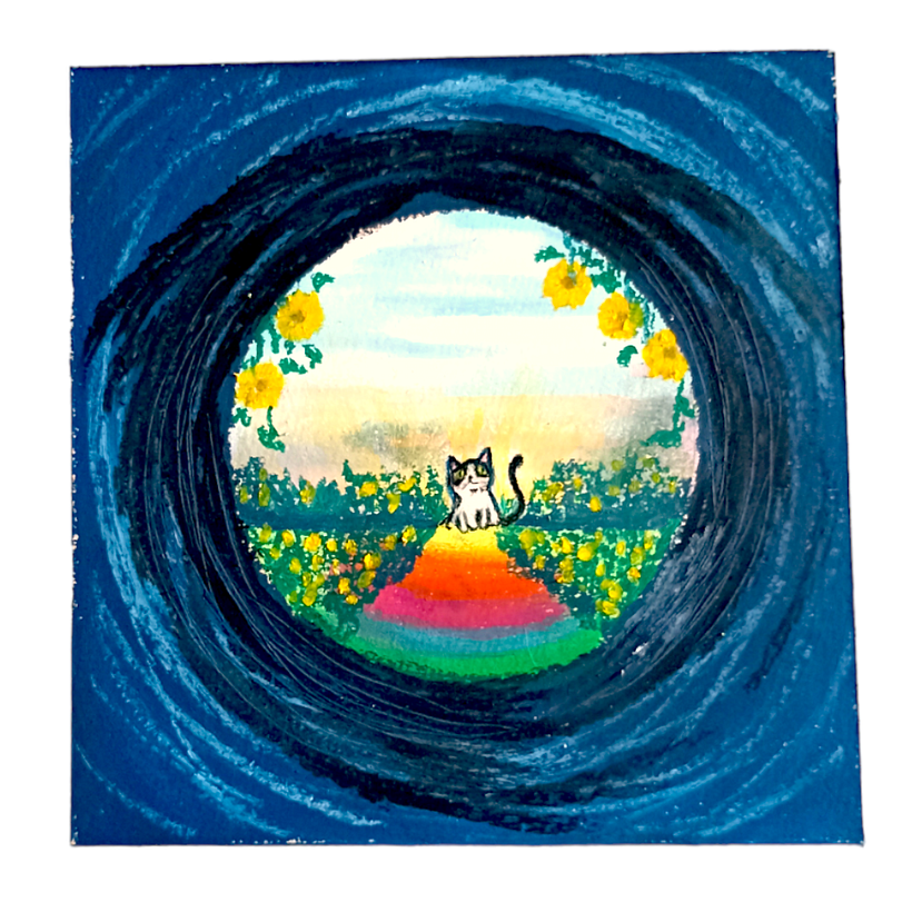 Mi proyecto del curso: Dibujo de paisajes con pasteles grasos: juega con la luz  1