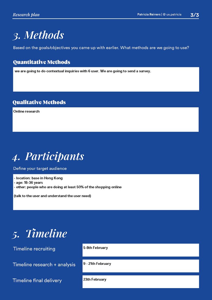 My project for course: UX Research 101 3