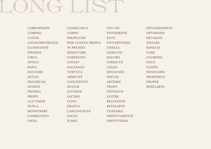 Mi proyecto del curso: Naming: el arte de la creación de nombres 3