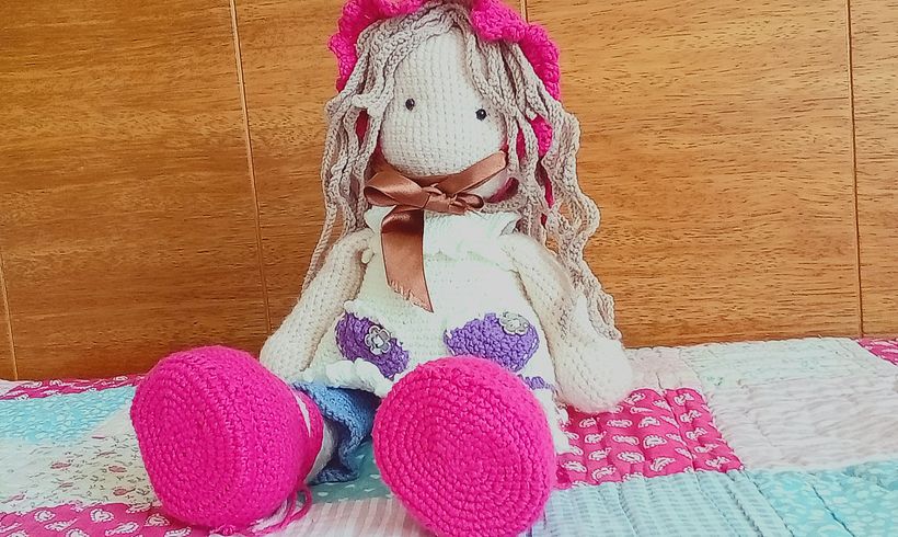 Mi proyecto del curso: Elaboración de muñecas amigurumi románticas 3