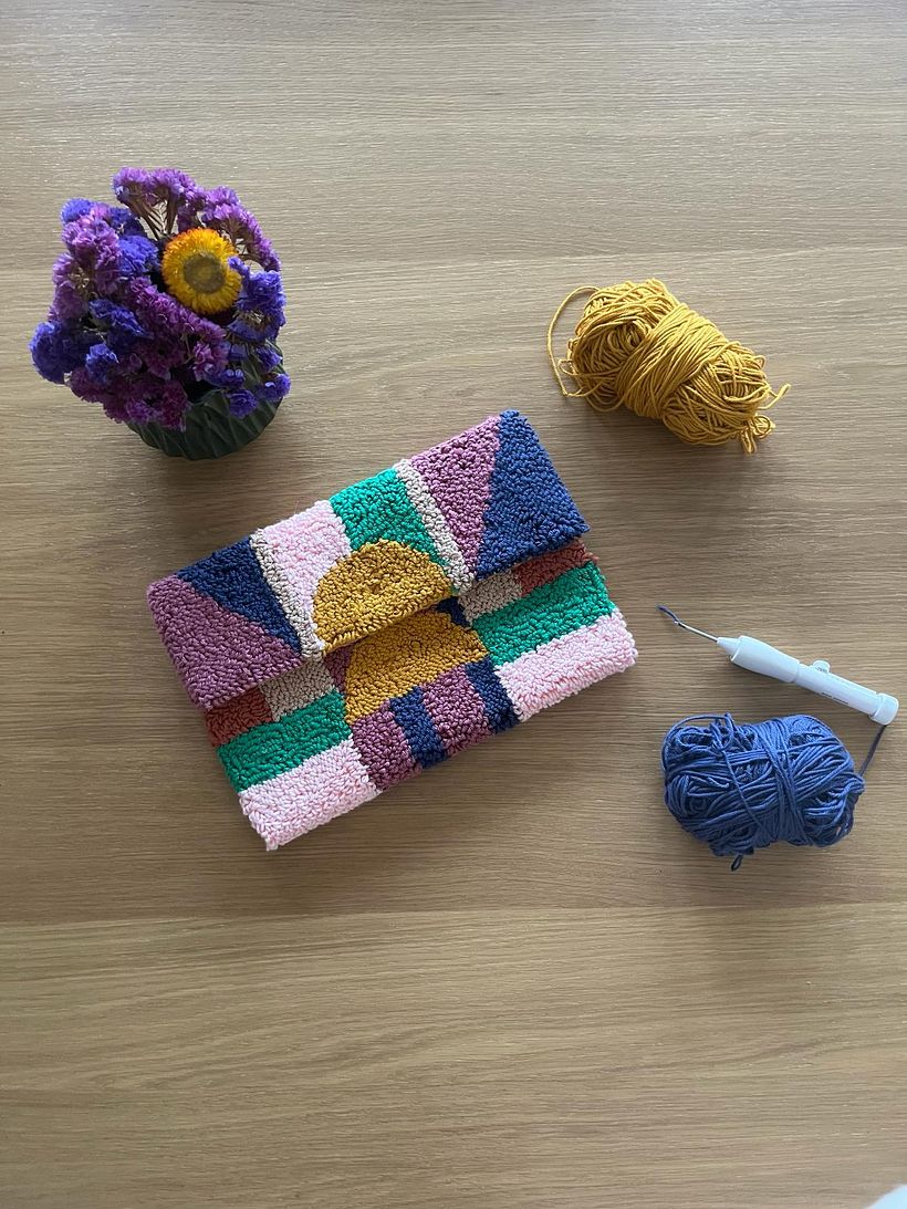 Meu projeto do curso: Técnicas de punch needle para acessórios personalizados 2