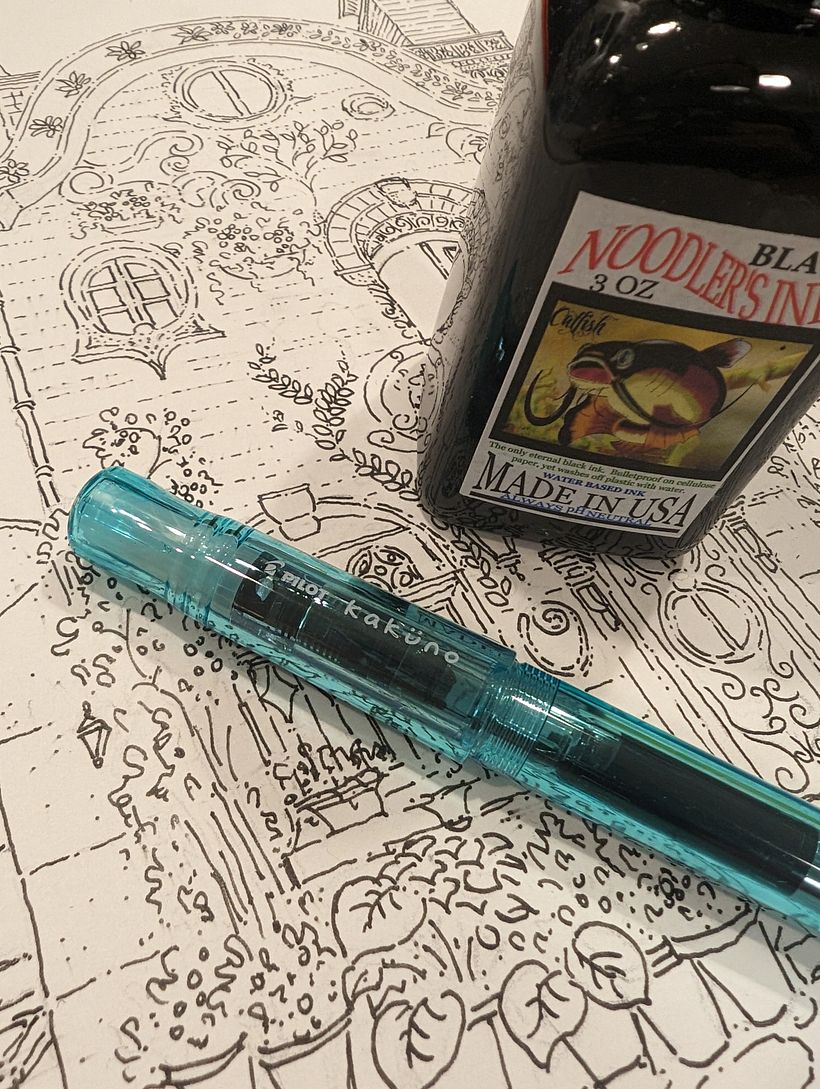 Lovemodern's project for course: Illustrating Charming Scenes with Watercolor and Ink 6