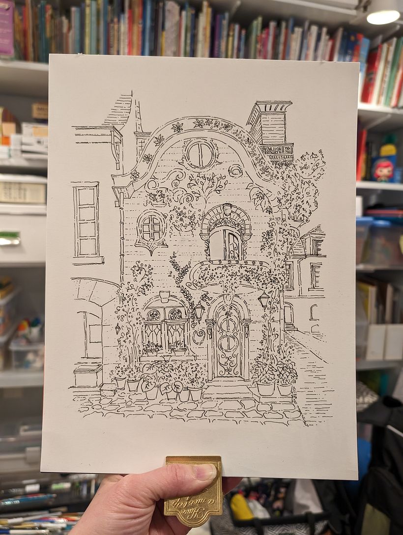 Lovemodern's project for course: Illustrating Charming Scenes with Watercolor and Ink 7