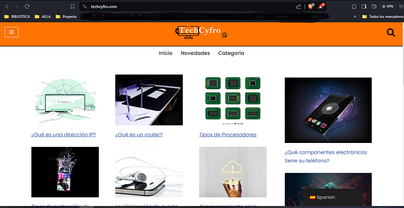Mi proyecto del curso: Un Blog de informacion tecnologica 2