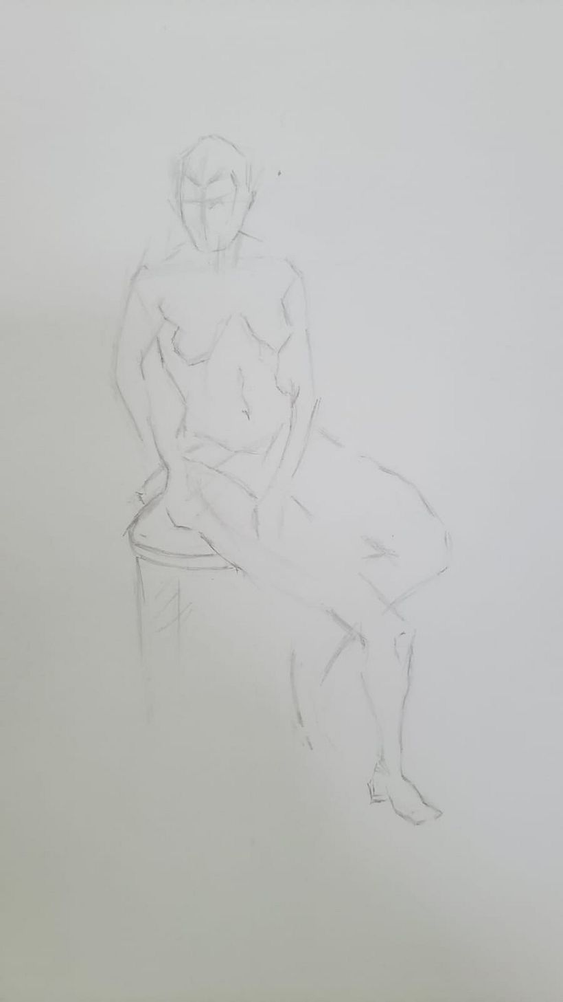 Meu projeto do curso: Introdução ao desenho anatômico com carvão 11