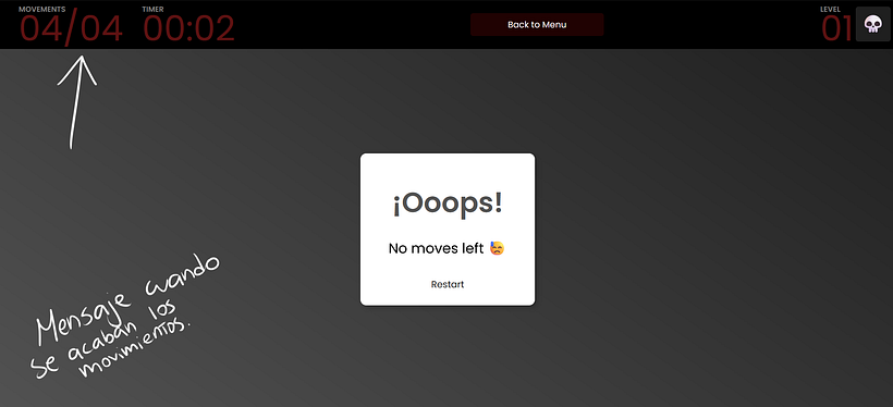 💀 M E - M O R Y 💀: Mi proyecto del curso: Introducción a la programación en JavaScript 7