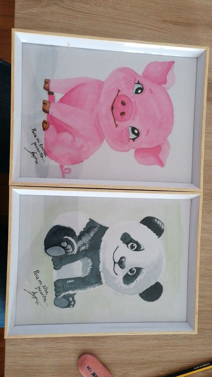 Mis primeros dibujos con acuarela 11
