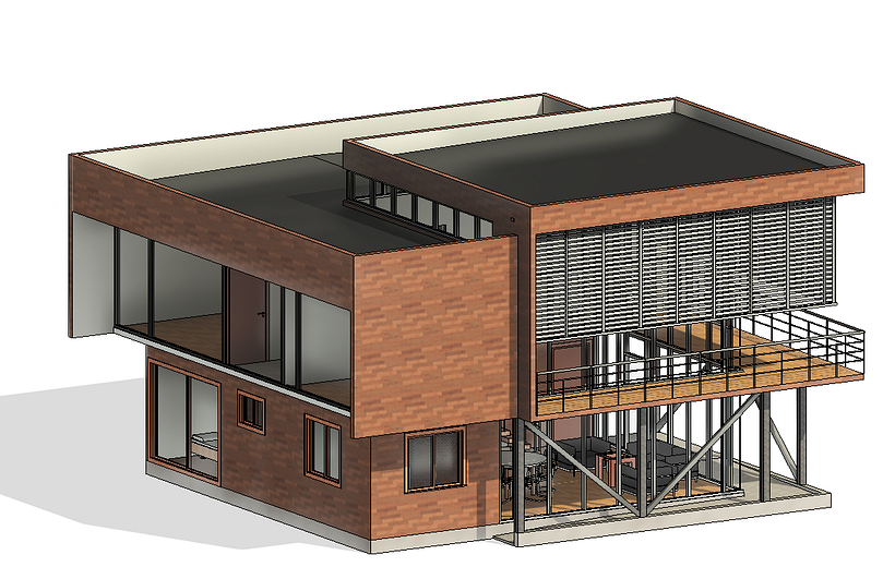 Mi proyecto del curso: Diseño y modelado arquitectónico 3D con Revit 2