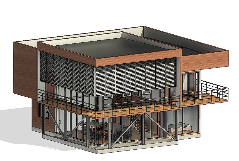 Mi proyecto del curso: Diseño y modelado arquitectónico 3D con Revit 1