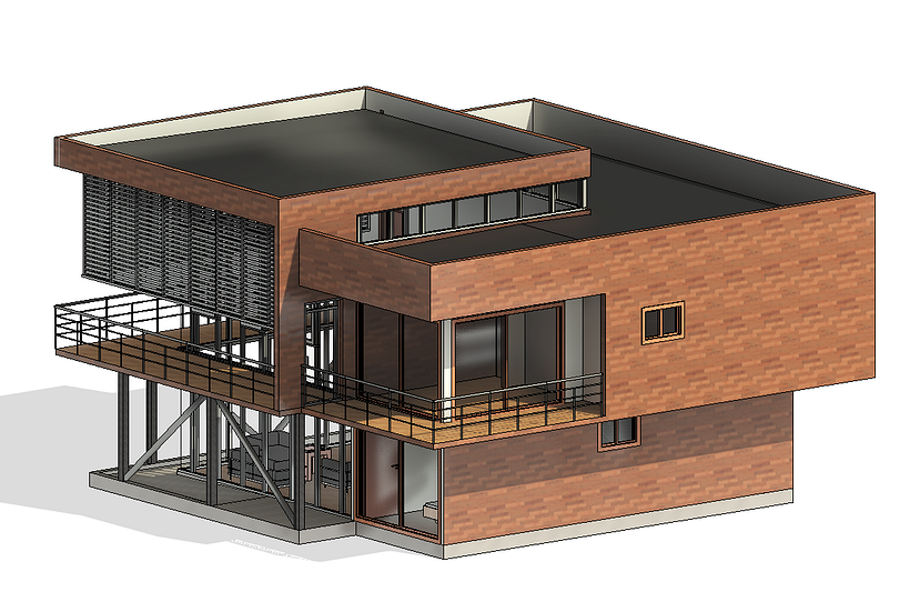 Mi proyecto del curso: Diseño y modelado arquitectónico 3D con Revit 3