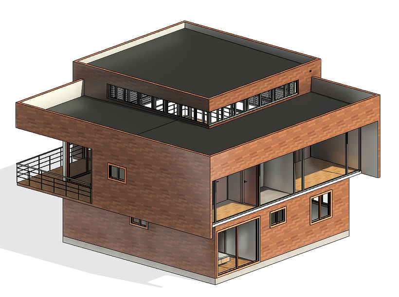 Mi proyecto del curso: Diseño y modelado arquitectónico 3D con Revit 4