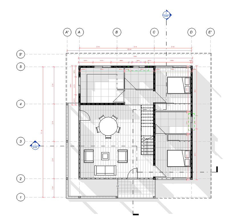 Mi proyecto del curso: Diseño y modelado arquitectónico 3D con Revit 6