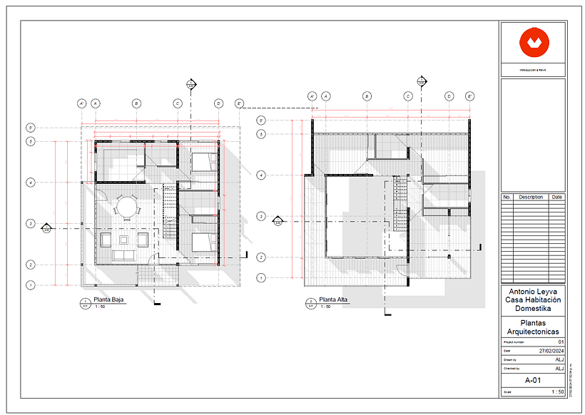 Mi proyecto del curso: Diseño y modelado arquitectónico 3D con Revit 13