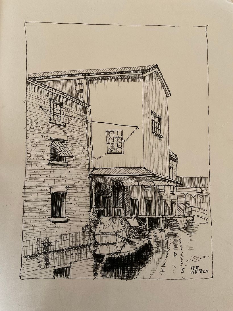 Leeds and Liverpool Canal, Wharf at Shipley, UK 