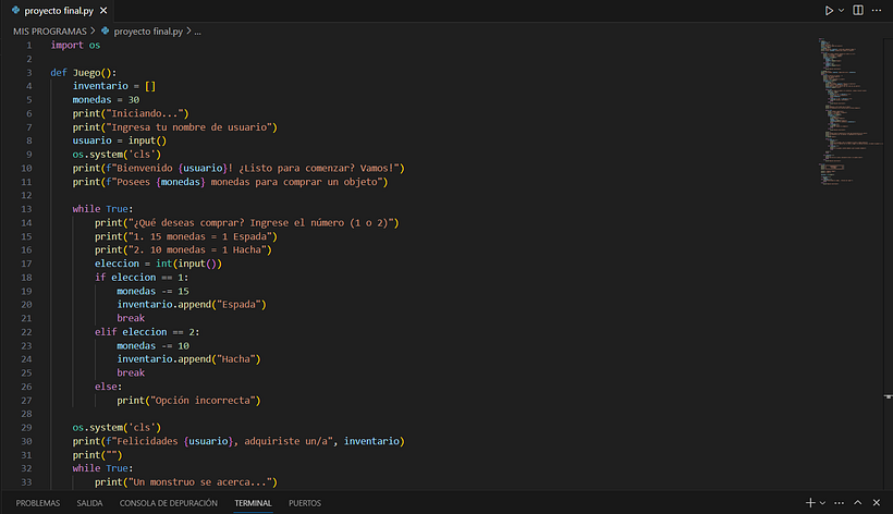 Mi proyecto del curso: Introducción a la programación con Python 2