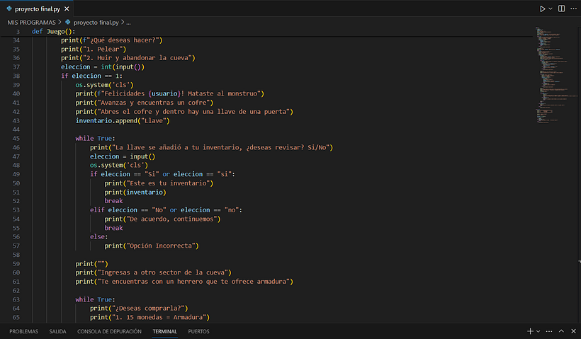 Mi proyecto del curso: Introducción a la programación con Python 4