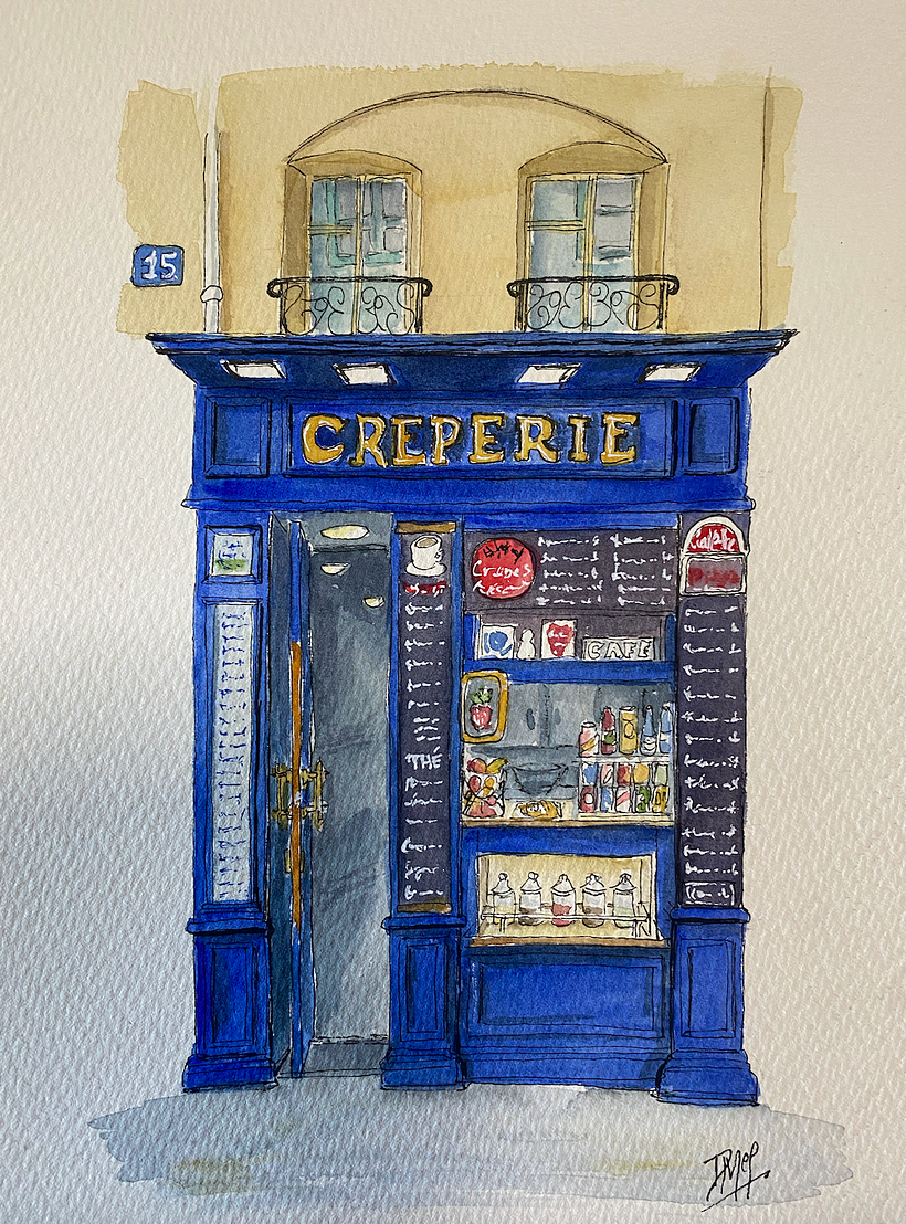 My project for course: Watercolor Urban Illustration: Portray your City 1