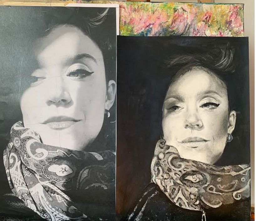 Mi proyecto del curso: Retrato realista con lápiz de grafito 1
