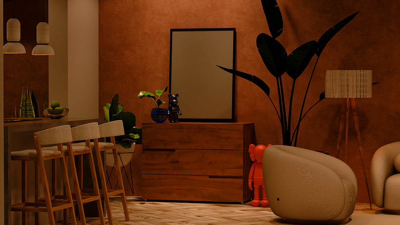 Mi proyecto del curso: Render de interiores con SketchUp y V-Ray Next 2