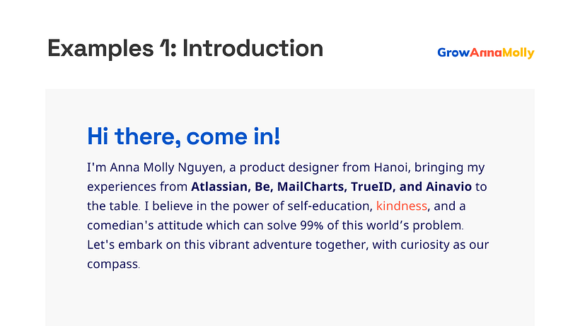 My project for course: Tone of Voice in Copywriting for Brands 8