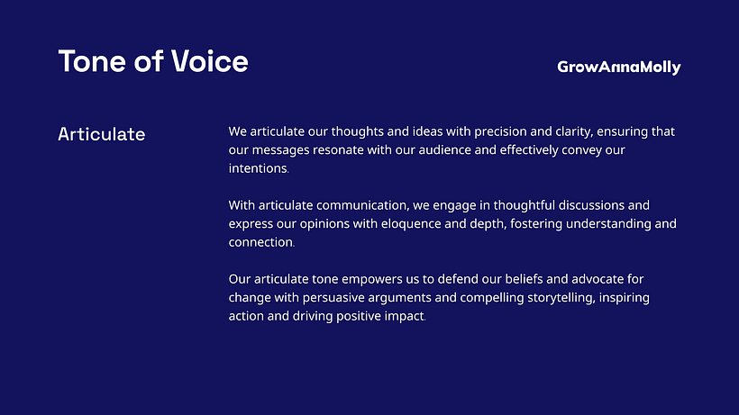 My project for course: Tone of Voice in Copywriting for Brands 13