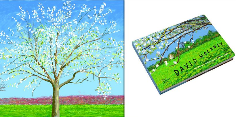 «The arrival of spring in Normandy», David Hockney