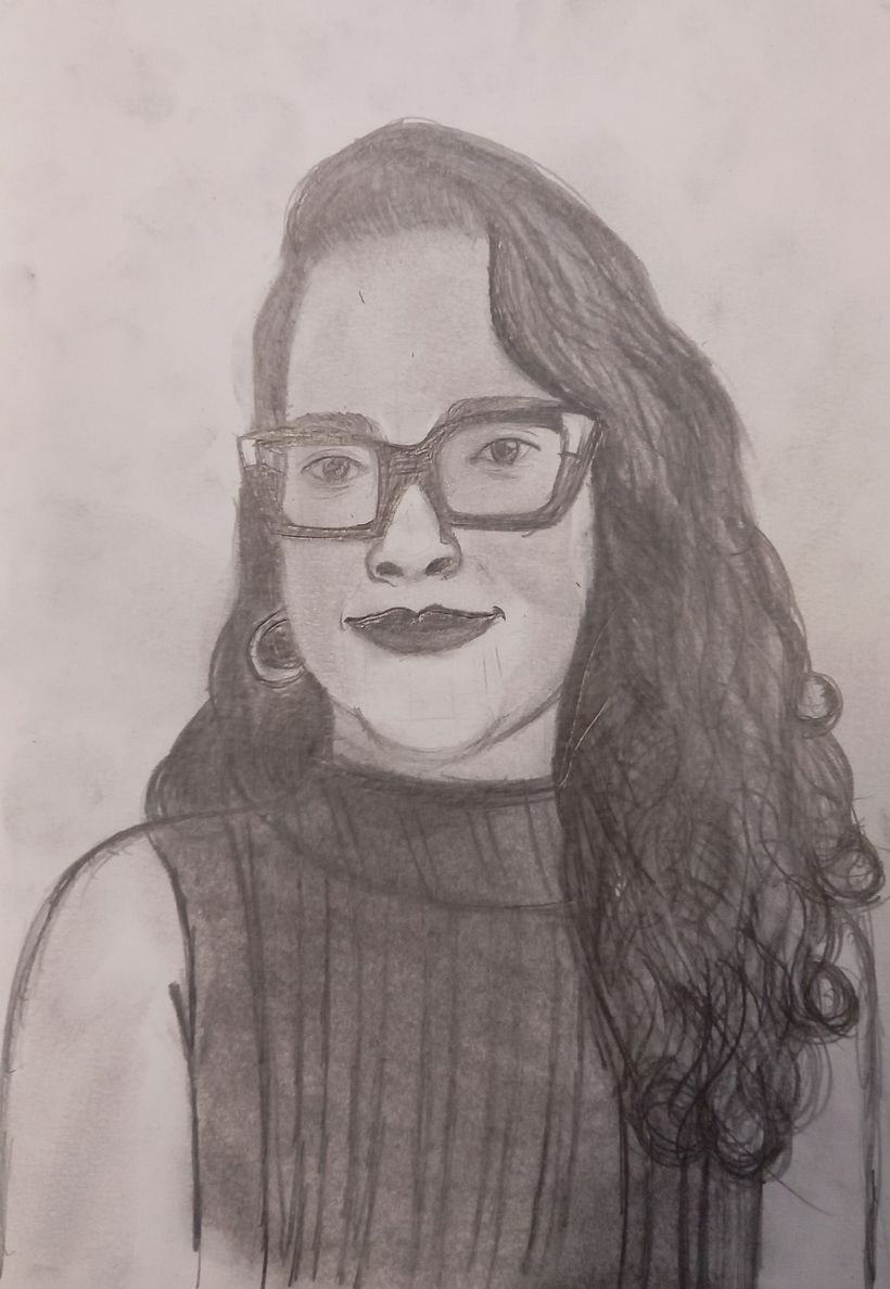 Meu projeto do curso: Retrato realista com lápis grafite 4