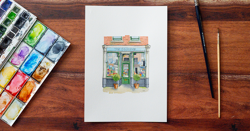 Ilustración urbana en acuarela: retrata tu ciudad, Urban Anna