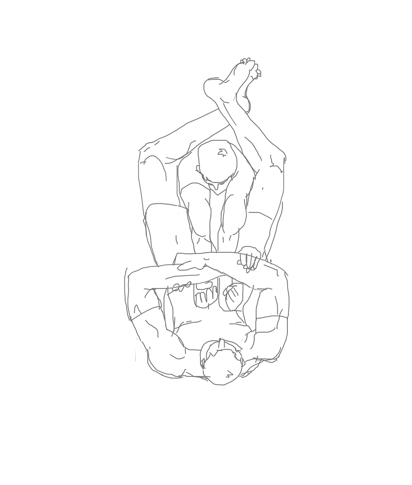 First layer sketch. "Double armlock from close guard. "@niklaus_Lat40 150224