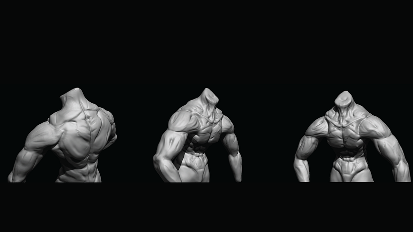 Heroic Torso Anatomy practice 3