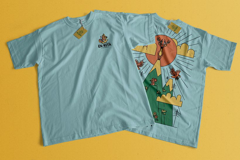 Mapache mochilero estilo ilustración vectorial - Ilustración tradicional