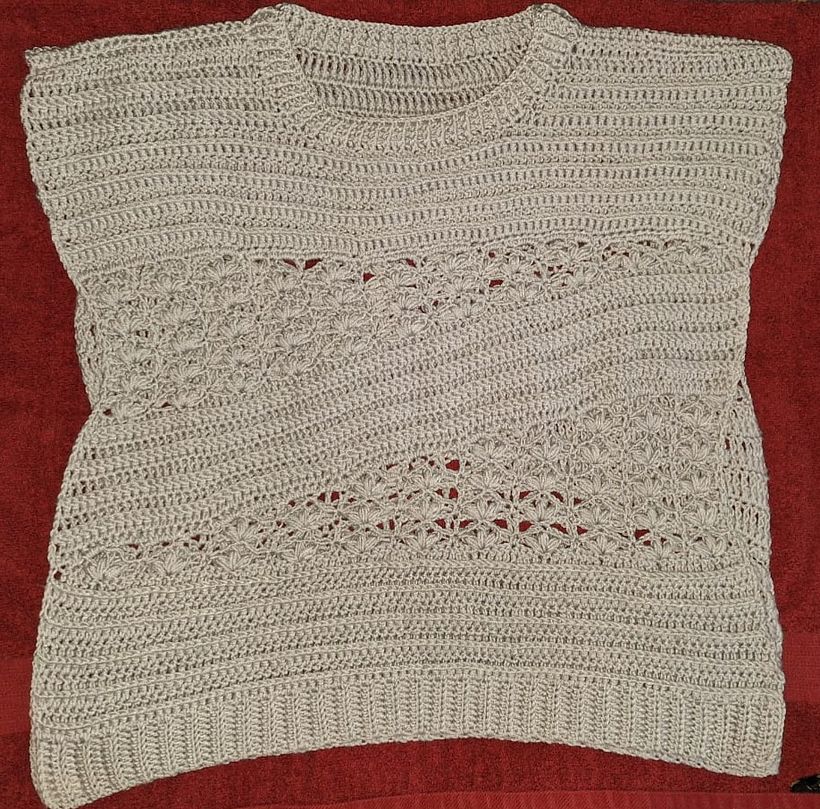My project for course: Introduction to Crochet Short Rows for Clothing 8