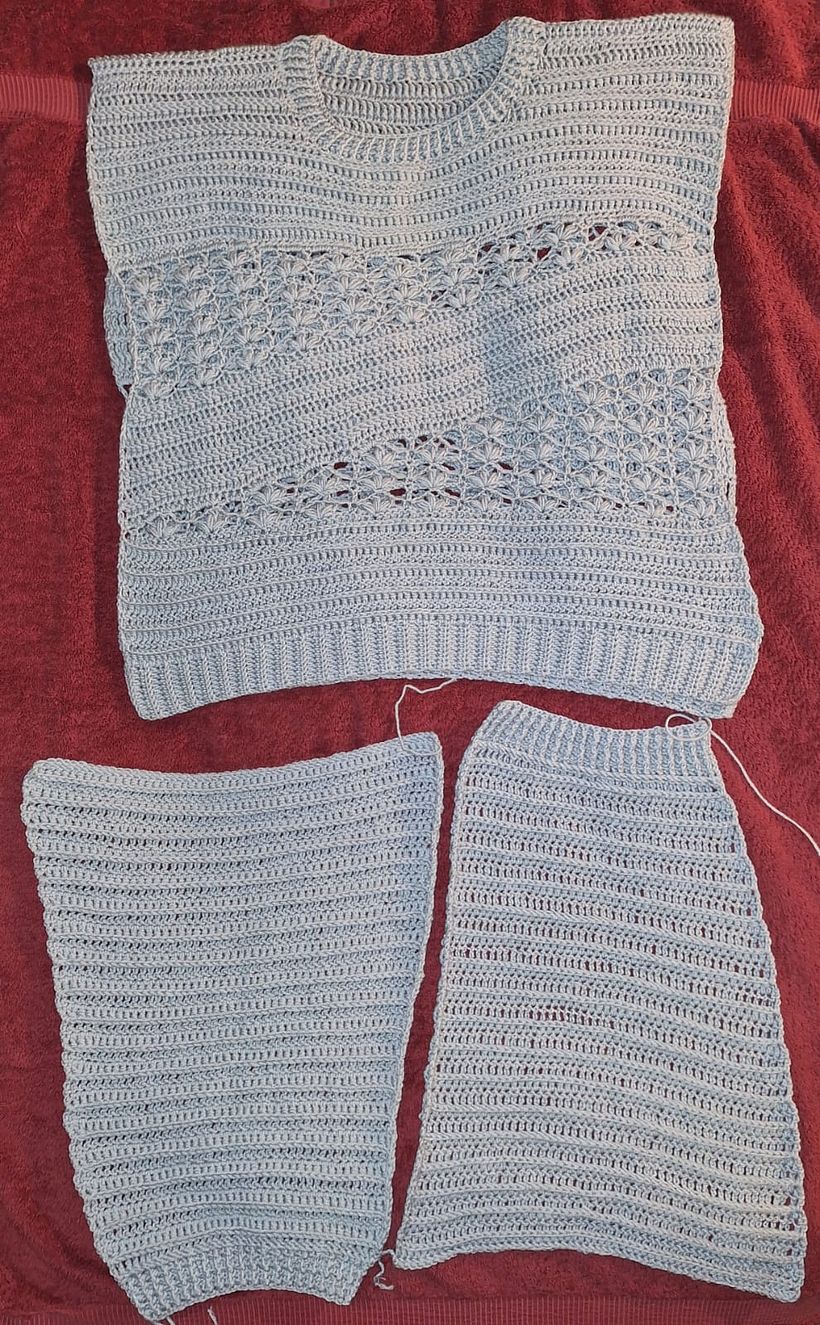 My project for course: Introduction to Crochet Short Rows for Clothing 10