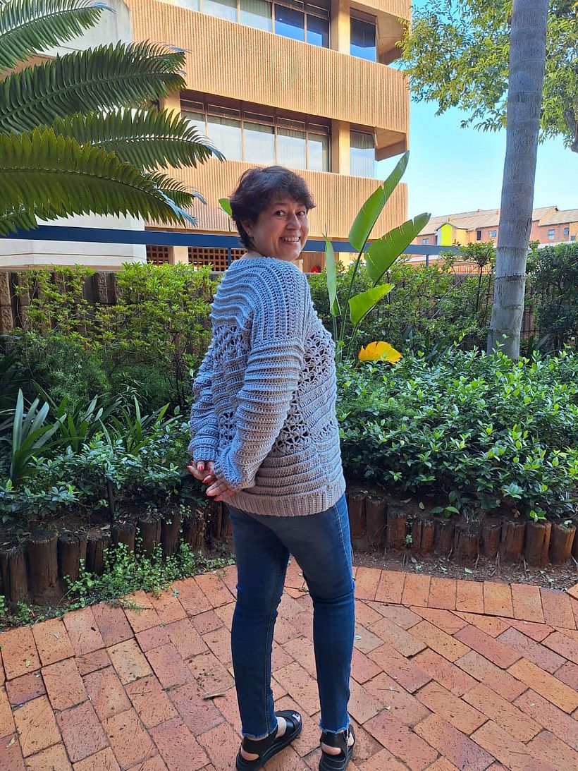My project for course: Introduction to Crochet Short Rows for Clothing 2