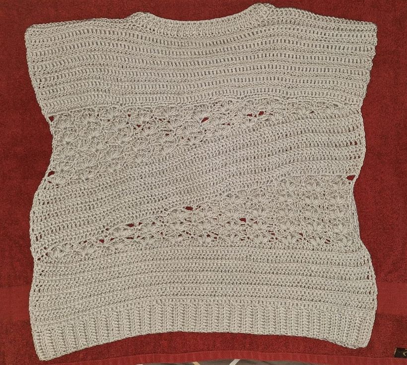 My project for course: Introduction to Crochet Short Rows for Clothing 9