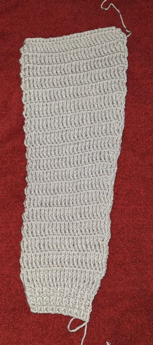 My project for course: Introduction to Crochet Short Rows for Clothing 12